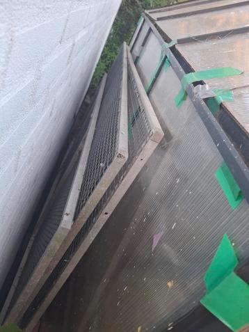 4 stuks aluminium voliere panelen beschikbaar voor biedingen