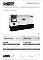 Inmesol Deutz 30 45 60 80 100 kVA noodstroom aggregaat nieuw, Ophalen of Verzenden, Zo goed als nieuw, Dieselolie
