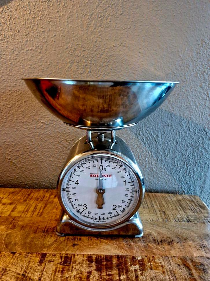 Analoge Soehnle keukenweegschaal type: Silvia, Witgoed en Apparatuur, Weegschalen, Zo goed als nieuw, Keukenweegschaal, 1 tot 500 gram