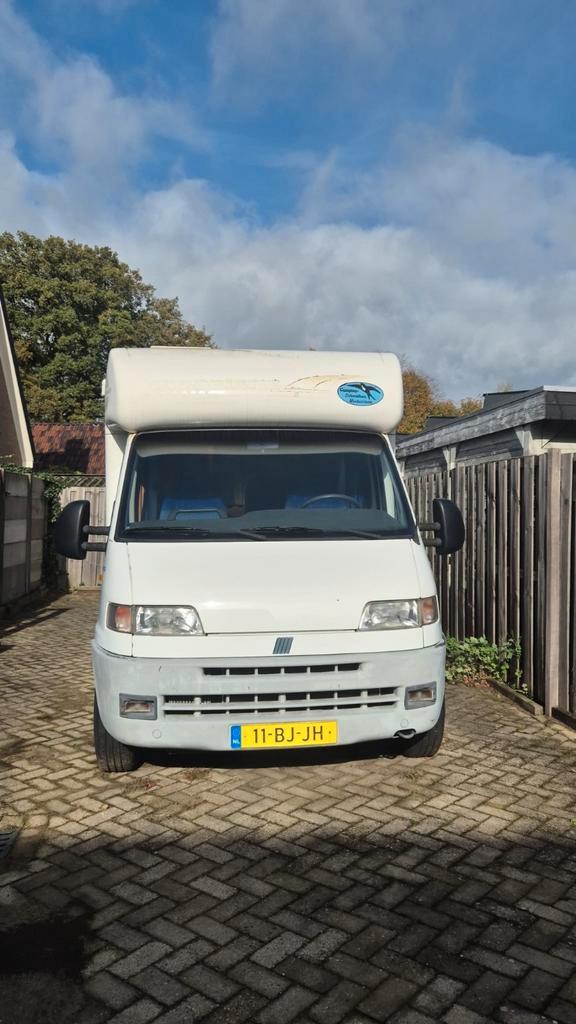 Fiat 230. Camper. 163000km., Caravans en Kamperen, Campers, Particulier, Half-integraal, Ophalen