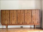 vintage XL sideboard highboard palissander Mid-Century, Huis en Inrichting, Kasten | Dressoirs, Ophalen, Zo goed als nieuw, 200 cm of meer
