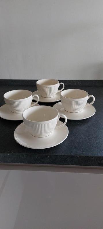 Wedgwood Windsor Soepkop en Schotel Set (4 stuks) beschikbaar voor biedingen