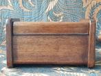 Mooie Engelse Art Deco doos of kist van eikenhout 27 cm., Antiek en Kunst, Ophalen of Verzenden
