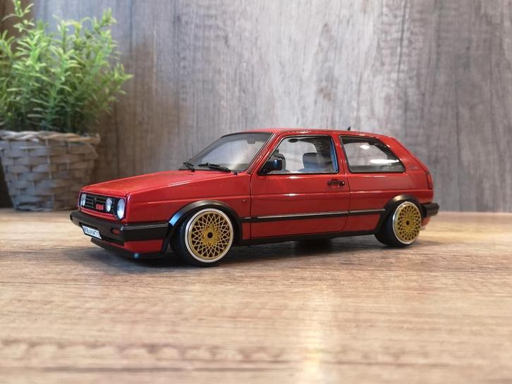 1:18 Norev Vw Golf Cl met BBS E50 velgen, Hobby en Vrije tijd, Modelauto's | 1:18, Gebruikt, Auto, Norev, Ophalen of Verzenden