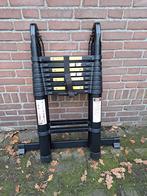 Dubbele Telescoopladder - Telescopische Vouwladder 5,6 meter, Ophalen, Zo goed als nieuw, Ladder, Opvouwbaar of Inschuifbaar