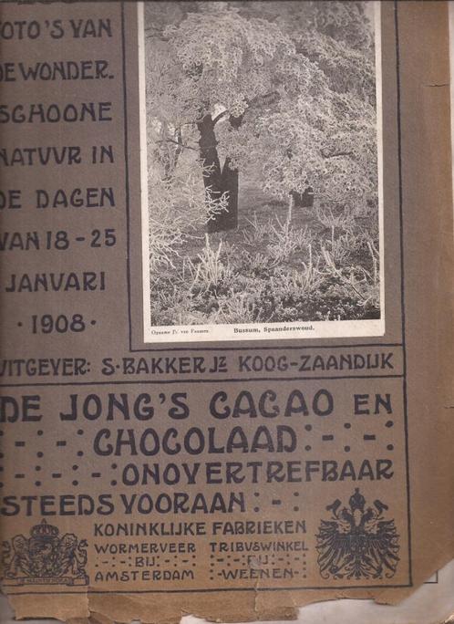 Nederland in rijp Ruim 200 fotografieën uit alle oorden1908, Boeken, Geschiedenis | Vaderland, Gelezen, 20e eeuw of later, Ophalen of Verzenden