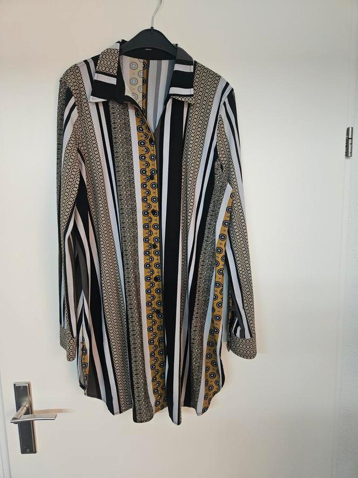 Travelstof Tuniek XXL - Zo Goed Als Nieuw, Kleding | Dames, Blouses en Tunieken, Zo goed als nieuw, Maat 46/48 (XL) of groter