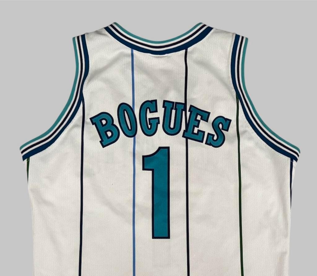 ビンテージ　1990年代　NBA jersey Muggsy Bogues Muggsy Bogues #1 Charlotte Hornets NBA Vintage 90s Champion