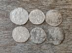 Set 6x Zilveren 2-stuiver Hollandia, Ophalen of Verzenden, Vóór koninkrijk, Overige waardes, Zilver