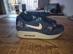 Nike Air Max 1 Aloha Blue maat 36.5, Blauw, Ophalen of Verzenden, Zo goed als nieuw, Sneakers of Gympen