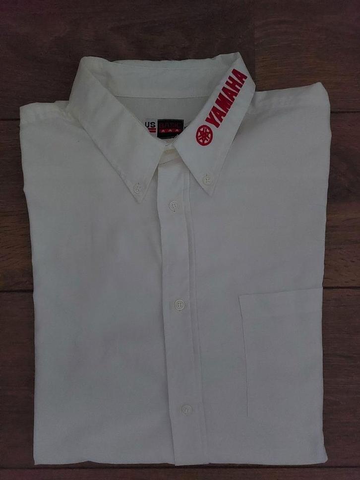 Yamaha overhemd blouse lange mouw maat XXL, Kleding | Heren, Overhemden, Zo goed als nieuw, Overige halswijdtes, Wit, Ophalen of Verzenden