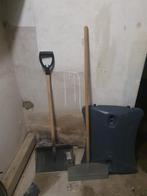 Sneeuwschuiver en tuinspullen schep onkruid verwijderen, Tuin en Terras, Ophalen of Verzenden, Gebruikt, Schop
