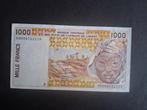 1000 francs ivory coast aunc 1999, Ophalen of Verzenden, Overige landen, Los biljet