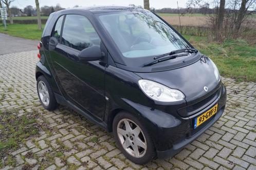 Smart ForTwo 1.0 52KW Coupe MHD AUT 2008 Zwart, Auto's, Smart, Particulier, ForTwo, ABS, Centrale vergrendeling, Elektrische achterklep