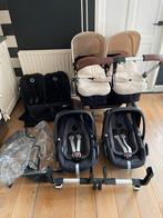 Bugaboo Donkey Twin + 2 Maxi Cosi's, Kinderen en Baby's, Kinderwagens en Combinaties, Gebruikt, Ophalen, Kinderwagen, Duowagen