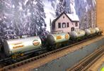 Märklin stam 5 zweedse ketel wagons SJ, Wisselstroom, Gebruikt, Verzenden, Wagon