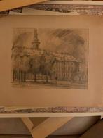 Te koop tekening van Joop Liesker, Antiek en Kunst, Ophalen of Verzenden