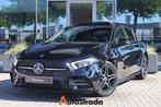 Mercedes A-Klasse Limousine A 180 AMG-Line 136pk | Pano | Sf, 65 €/maand, 4 cilinders, Met garantie (alle), Zwart