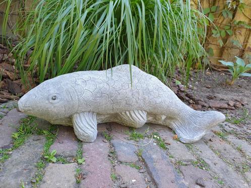 koi karper , tuinbeeld , kado, Tuin en Terras, Tuinbeelden, Nieuw, Dierenbeeld, Steen, Ophalen of Verzenden