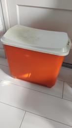 Vintage wasmand Curver oranje beige, Ophalen of Verzenden, Gebruikt, Oranje, Overige typen