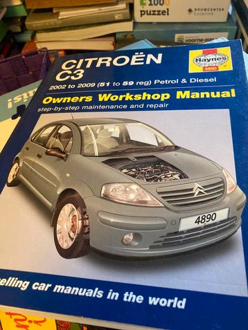 Werkplaats handboeken: Citroen C3, Saab 9-3 en Peugeot 107 beschikbaar voor biedingen