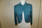 Joseph Ribkoff prachtig petrol blauw jersey bolero jasje M, Maat 38/40 (M), Overige kleuren, ., Joseph Ribkoff