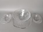Kosta Boda glas Gunnel Sahlin tropic schalen set, gemerkt, Verzenden