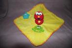 Sesamstraat Elmo - knuffeldoekje met pieper., Ophalen of Verzenden, Gebruikt, Overige typen