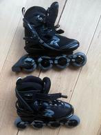 Zwarte Roces inline skeelers met helm en overige bescherming, Ophalen, Roces, Zo goed als nieuw, Inline skates 4 wielen