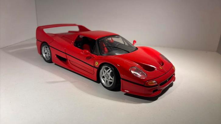 Ferrari f50 coupe maisto 1.18, Hobby en Vrije tijd, Modelauto's | 1:18, Zo goed als nieuw, Maisto, Ophalen of Verzenden