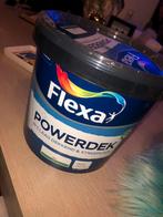 Flexa powerdek wit nieuw 5 liter, Doe-het-zelf en Verbouw, Verf, Beits en Lak, 5 tot 10 liter, Wit, Nieuw, Ophalen of Verzenden