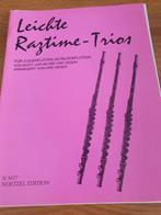 Leichte Ragtime-Trios voor 3 Dwarsfluiten, Gebruikt, Dwarsfluit of Piccolo, Overige soorten, Ophalen of Verzenden