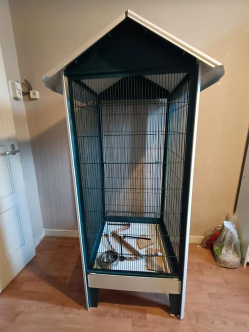 Kamer volière, Dieren en Toebehoren, Vogels | Hokken en Kooien, Gebruikt, Volière, Metaal, Ophalen