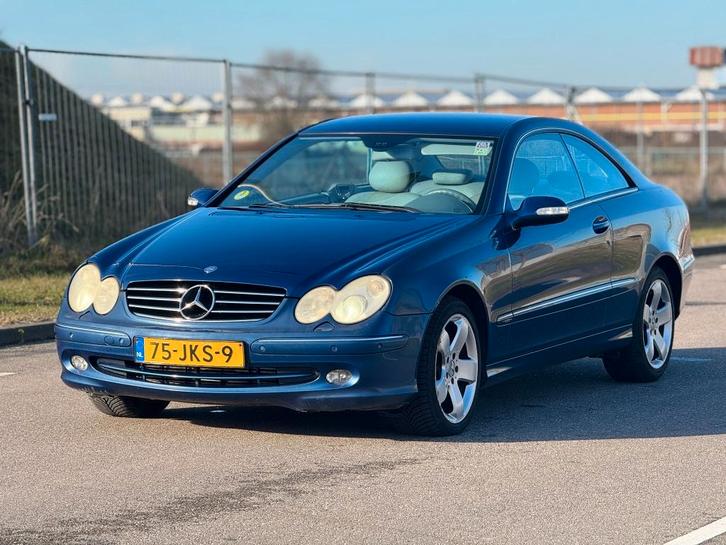 Mercedes-Benz CLK 2.7 CDI Clk270 Coupe 2004 Blauw, Auto's, Mercedes-Benz, Bedrijf, CLK, Diesel, Euro 4, E, Coupé, Handgeschakeld