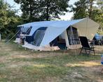 Trigano Alpha GL 2019 met gastencabine & achtertent, Caravans en Kamperen, Vouwwagens, Ophalen, Trigano, Blauw, Aanwezig