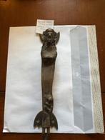 Tempel deur hand greep nepal + 1900 bronz 14e, Ophalen of Verzenden, Zo goed als nieuw, Kaart, Foto of Prent
