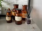 Apothekers flessen oud, Overige kleuren, Verzenden, Minder dan 50 cm, Glas