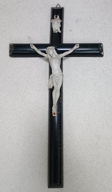 Crucifix - Biscuit porcelain - 1850-1900 beschikbaar voor biedingen