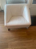 Witte leren design stoel  freistil Rolf Benz. als nieuw!, Ophalen of Verzenden, Zo goed als nieuw, 75 tot 100 cm, Leer