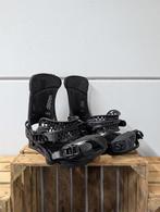 Burton malavita snowboard binding maat M zwart, Ophalen of Verzenden, Gebruikt