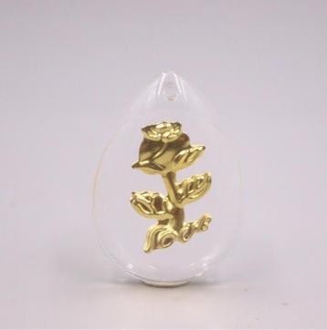 Golden Rose & Love kettinghanger beschikbaar voor biedingen