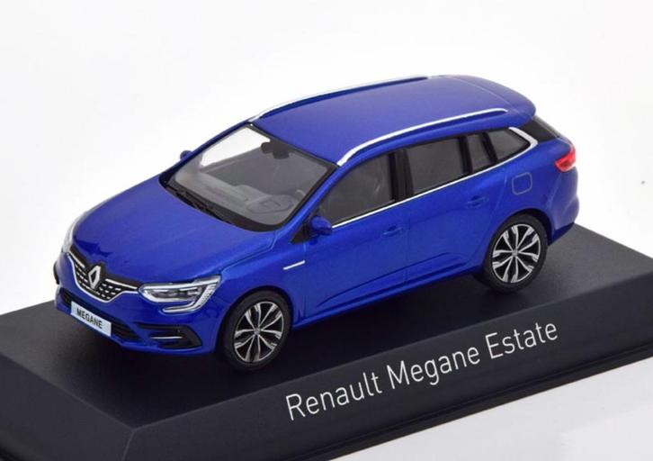 RENAULT MEGANE tourer 2020 IRON BLAUW 1/43 NOREV ref. 517676, Hobby en Vrije tijd, Modelauto's | 1:43, Nieuw, Auto, Norev, Verzenden