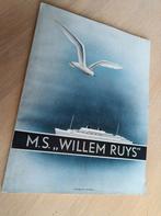 M.S. WILLEM RUYS., 1947, 96 BLADZIJDEN, VELE RECLAMES, Verzamelen, Scheepvaart, Ophalen of Verzenden, Gebruikt, Boek of Tijdschrift