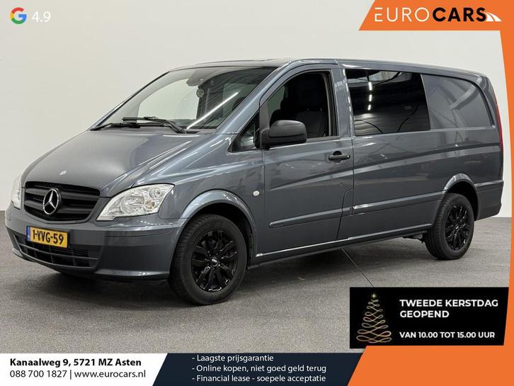 Mercedes-Benz Vito 113 CDI 320 Functional Lang Dubbele Cabin, Auto's, Bestelauto's, Bedrijf, Te koop, ABS, Airconditioning, Alarm