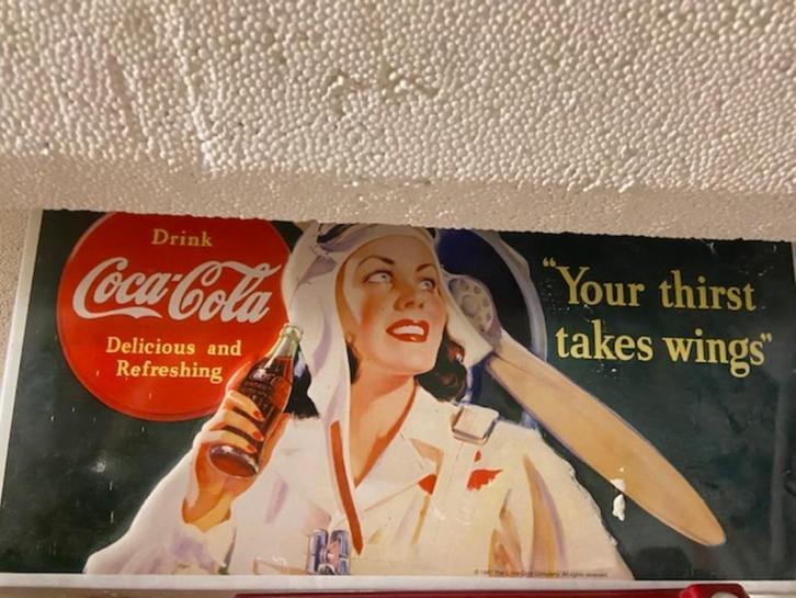 vintage reclame borden en meer., Verzamelen, Merken en Reclamevoorwerpen, Zo goed als nieuw, Reclamebord, Ophalen of Verzenden