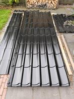 Dakpanplaten staal 300 x 120 nieuw en reststukken, Zwart, Nieuw, 15 m² of meer, Ophalen