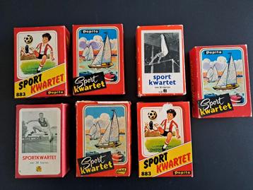 Oude sport kwartetspellen  beschikbaar voor biedingen