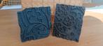 2 mooie batik stempels, Antiek en Kunst, Ophalen of Verzenden