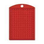 Pixelhobby medaillon plaatje 3 x 4 cm rood, Materiaal, ., Nieuw, Ophalen of Verzenden