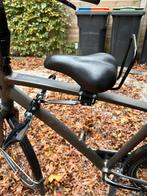 Kinderzitje/zadeltje voorop herenfiets, Fietsen en Brommers, Fietsaccessoires | Fietsstoeltjes, Ophalen of Verzenden, Zo goed als nieuw